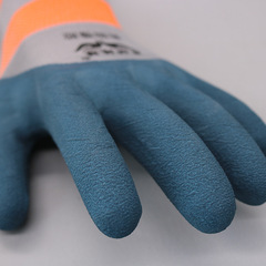 Tire rubber gloves, latex foam gloves, wear-resistant, dipped, non-slip construction site work labor protection gloves wholesale