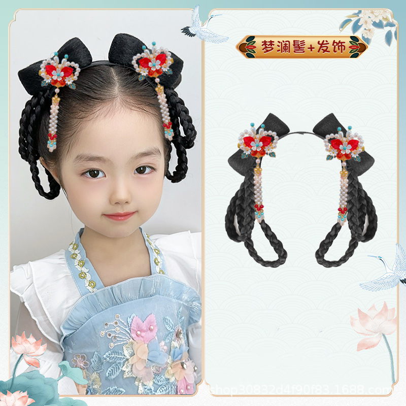 Menglan Bun + Chuxuan 헤어 액세서리 쌍