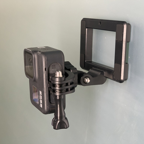 GoPro Action Camera Accessory Backpack Mount Bracket with 360-Degree Swivel, Neck Mount for Vertical and Horizontal Shooting, Swivel Adapter