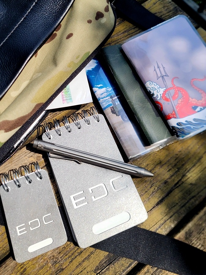 改进款硬壳 大小号钛合金防水洗本撕不烂石头纸EDC记事绘画手写本