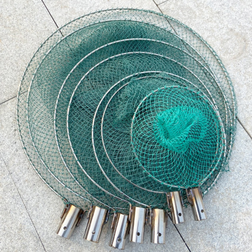 Factory direct supply of solid stainless steel net copying head mechanism copying net net pocket plastic wire mesh small eye fishing net copying net head