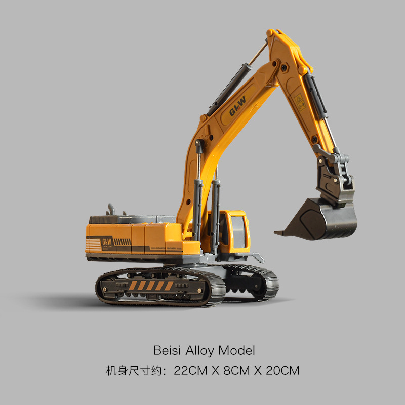 合金クレーンのおもちゃの車の子供のトラックのクレーンの大きいタワーのクレーンのシミュレーションの模型の男の子の赤ちゃんの益智の工事の車