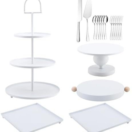 Decoración de mesa de postres de estilo europeo decoración de boda fiesta de cumpleaños decoración de café frío pastel de café de la tarde bandeja de té estante de exhibición image 9