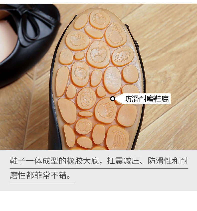 Dép sandal nữ mũi cá tính thanh lịch thắt nơ đế mềm chống trơn — Màu trắng, Màu đen, Vàng địa phương chi tiết 10
