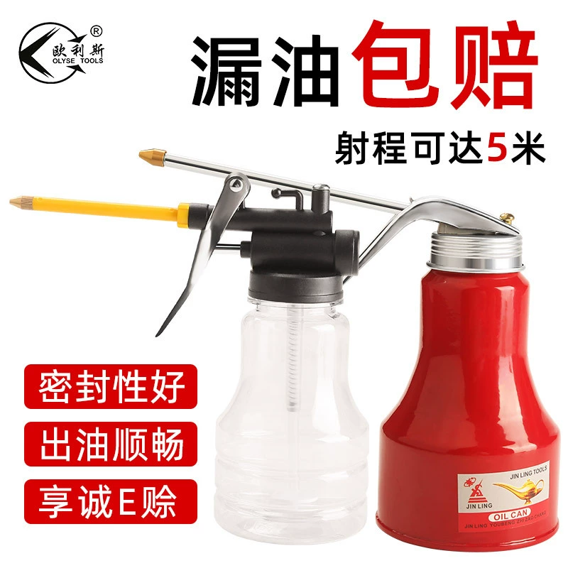 Оптовая продажа, прозрачный масляный горшок высокого давления, латунный наконечник, заправка масла, пистолет для заправки, смазочный ручной масляный инжектор плюс масляный горшок