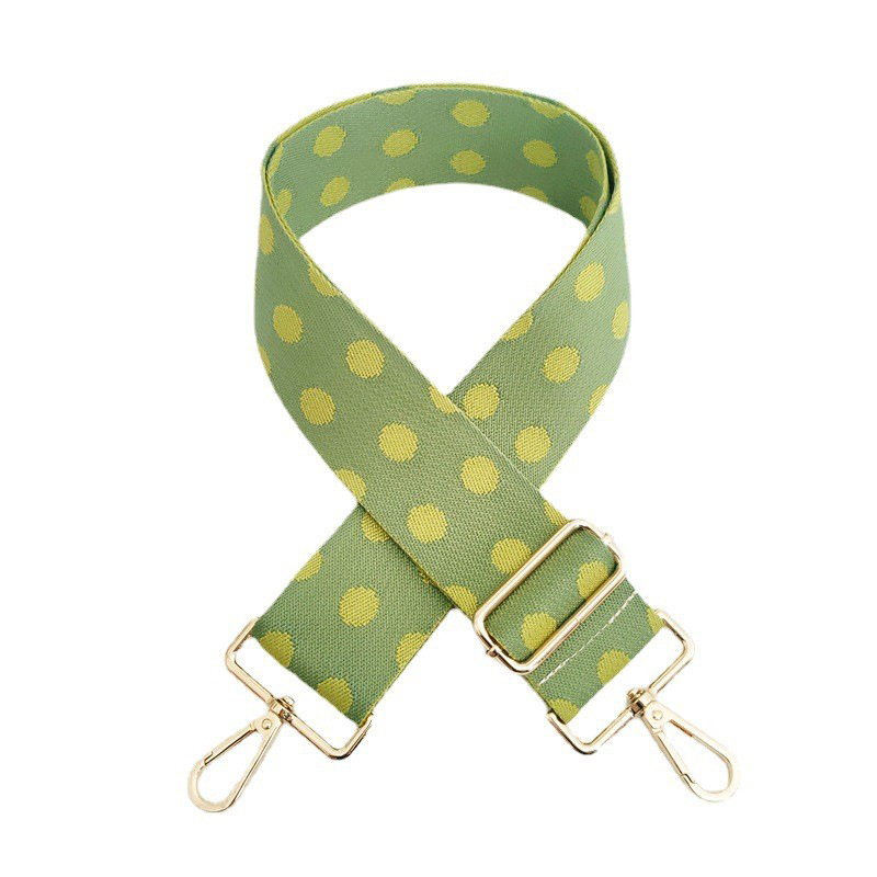 112g Weight Sling Strap Type Bag Strap/Shoulder Strap Bags Type Casual Occasion Polyester cotton Material Polka Dots Pattern Women'S Gender Fashion Style New Color Polka Dot Wide Shoulder Strap Adjustable One-shoulder Crossboby Bag Accessories Long Strap Burden Reduction Replacement Purse Chain 2
