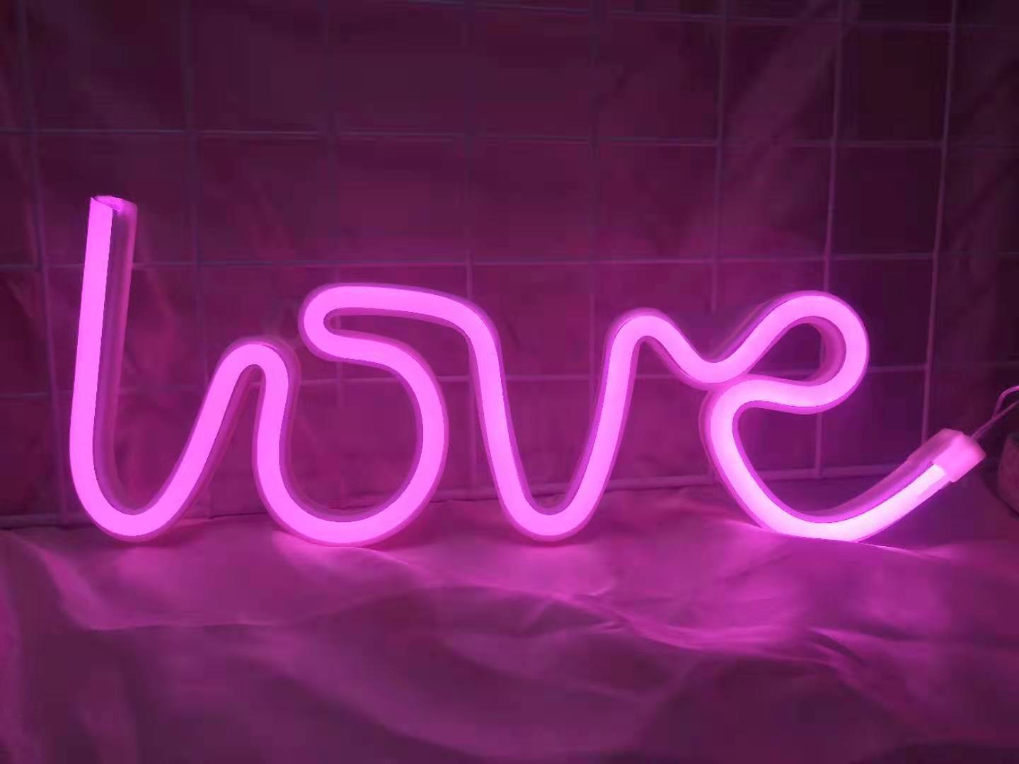 Luz LED con forma de neón, letra luminosa, luz decorativa, barra creativa, luz decorativa con estilo ins, luz nocturna para habitación