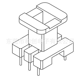 EE19 transformer skeleton EE19 high frequency skeleton vertical 3 3