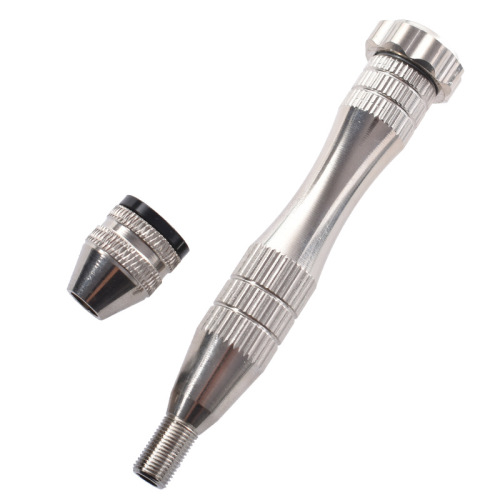 Silver large hand twist drill 0.3-3.5mm Wenwan model manual punch set tool woodworking twist drill