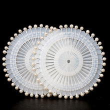 珠针白色珠光针大头针珍珠定位针盘十字绣固定