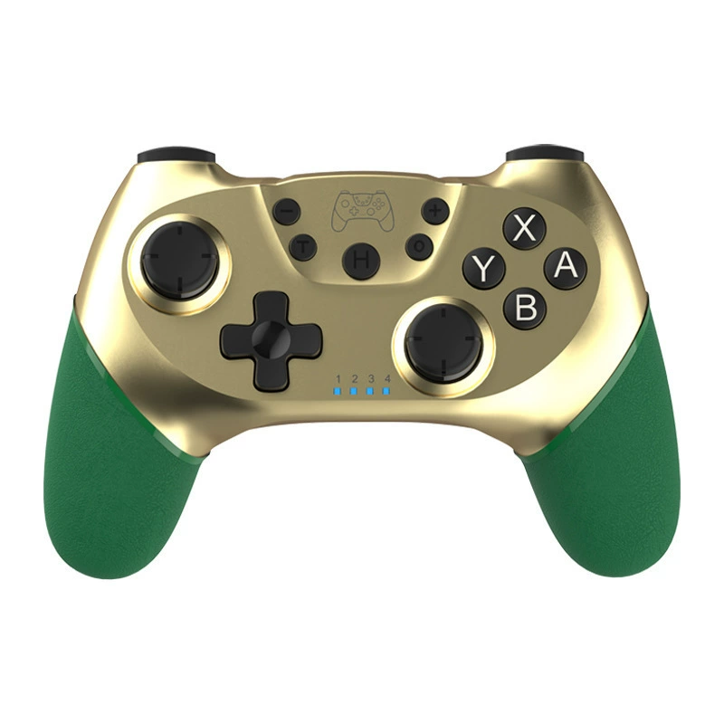 Беспроводной геймпад Switch Pro, 6‑осевой гироскоп, Bluetooth с wake‑up, двойная вибрация, эргономичный