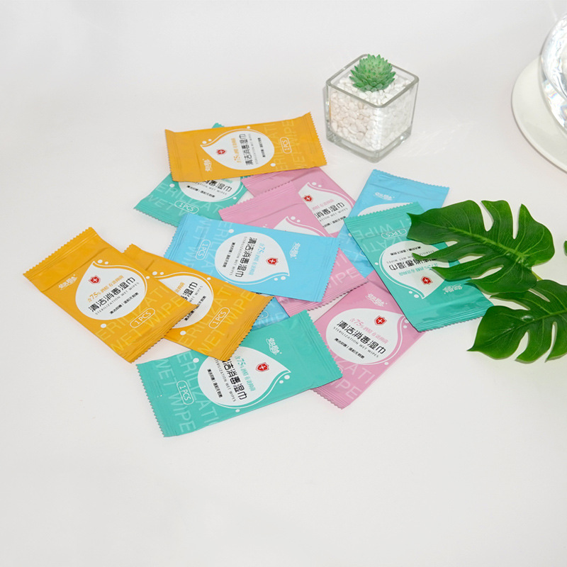 单片消毒湿巾-散片