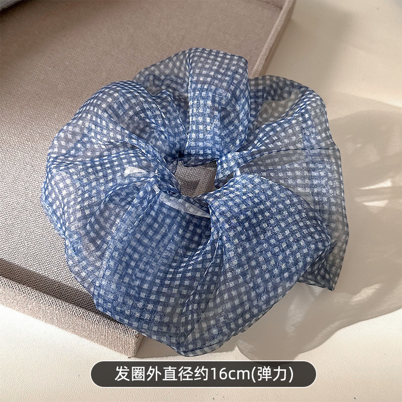 2025年新作Zhao Lusi韓国風大腸ヘアゴム、高級感のあるインカレッジスタイルのヘアロープ、甘い女の子|undefined