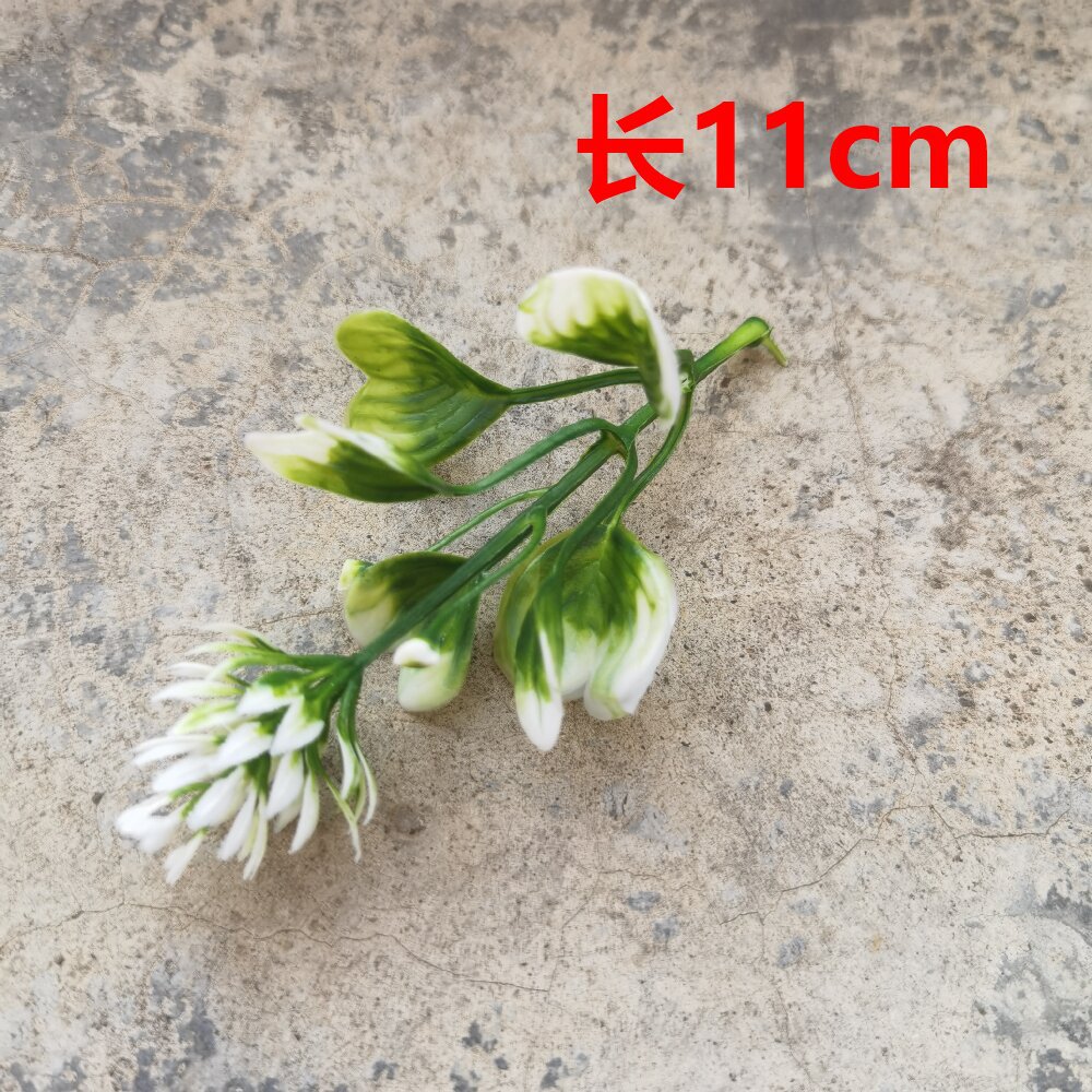 Imitación de hojas verdes hierba de agua hoja persa decoración de flores de boda pared flor de pecho accesorios de muñeca flores diy accesorios hechos a mano