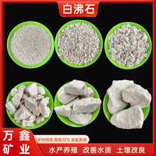 批发白沸石水产养殖吸附氨氮沸石粉污水处理饲料添加白沸石颗粒