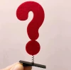 Red question mark