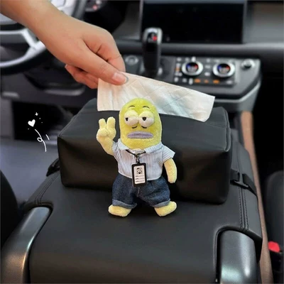 back decorative tissue box for car — Car tissue box/set