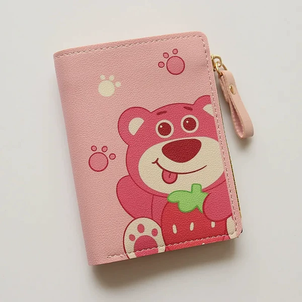 Small Side Pull Strawberry Bear Sticking Out Tongue