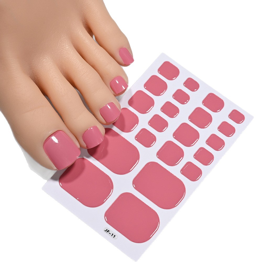 solid color red gel polish for toes