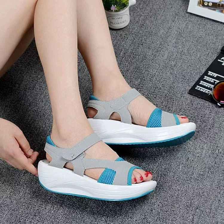 Summer baby rocker platform, shoes, sandals with velcro, 2023, plus size, wholesale