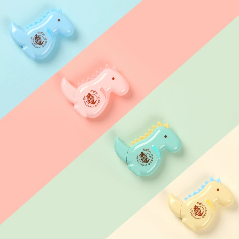 Милый корректирующий скотч с изображением динозавра для школьников, учащихся начальной и средней школы, универсальный корректирующий скотч, креативный набор со скидкой