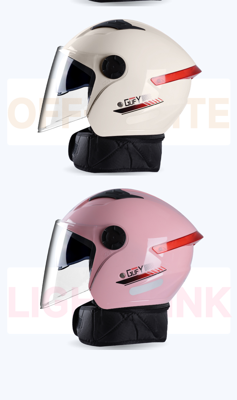 Motorcycle Electric Vehicle Winter Helmet Warm Detachable Neck Protection