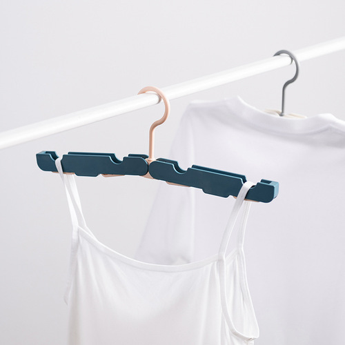 Travelers｜Multifunctional Magic Sock Drying Rack Non-slip Clothes Hanger Multi-Clip Portable Travel Folding Clothes Hanger Outdoor Travel