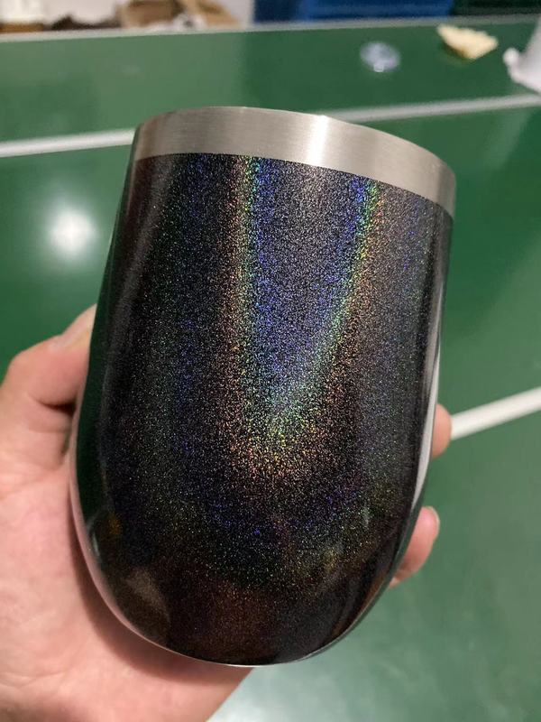 外国貿易のステンレスの卵の殻の杯のワインのビールの杯の水筒の2層の真空u型の卵の12オンスの卵の保温カップ|undefined