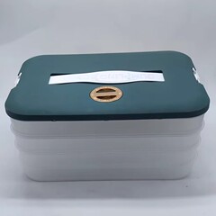 新型ギョーザ専用冷蔵庫収納ケース食品級家庭用ギョーザ急凍トレイ冷凍保存ケース多層ケース