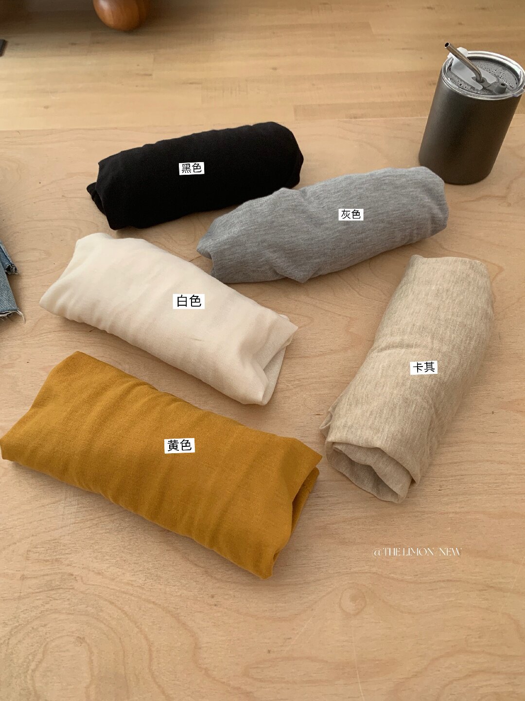 Áo thun nữ tay dài cổ tròn in chữ, phong cách Hàn Quốc, chất liệu cotton thoáng mát — màu đen, màu trắng, màu xám, màu vàng chi tiết 82