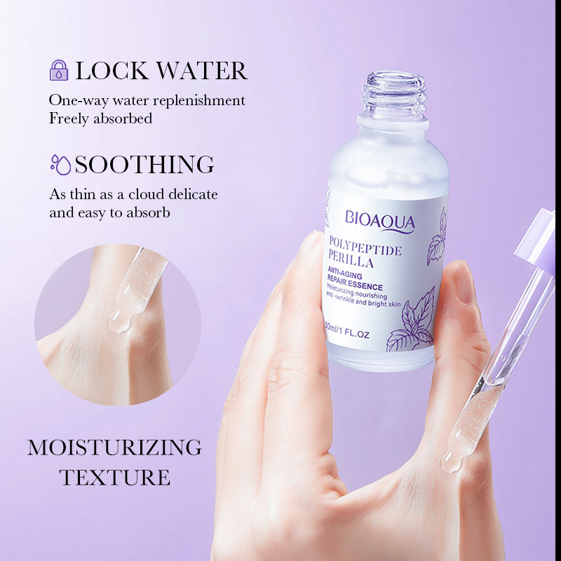 Polypeptide Perilla BIOAOUA Anti Wrinkle essence Liquid and Moisturizing Facial Firming_voghion.com