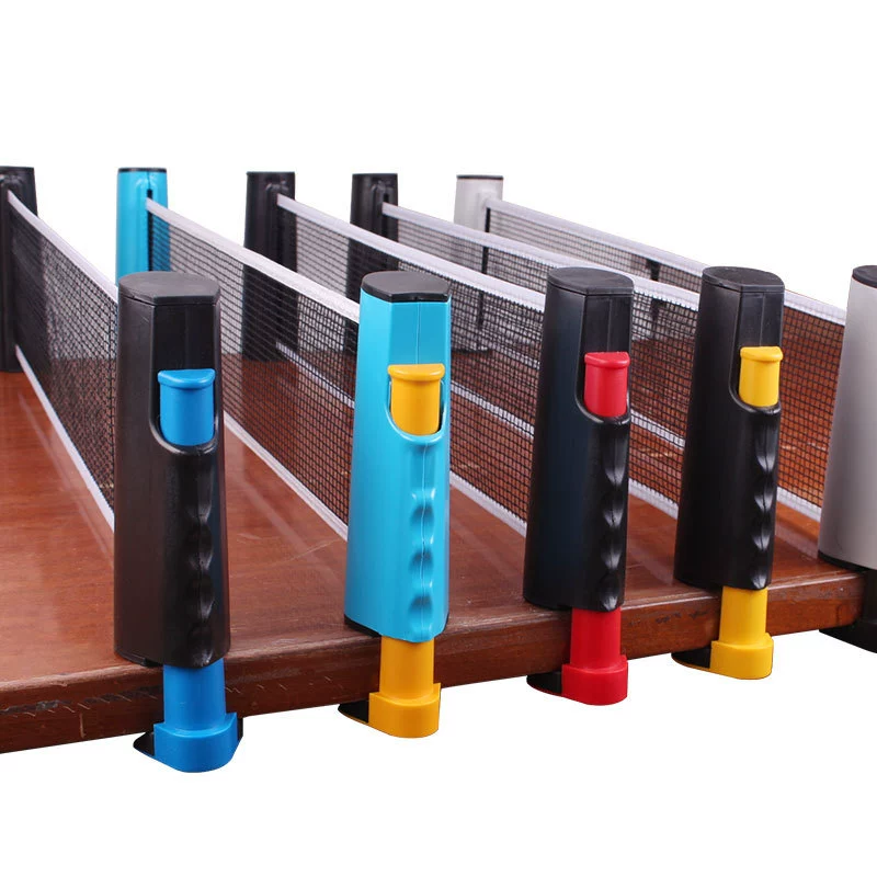 Оптовая Выдвижная сетка для настольного тенниса портативный Настольный теннис сетка для стола Бытовая Бесплатная Выдвижная сетка для настольного тенниса