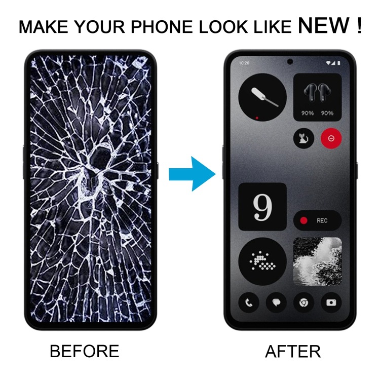 Para Nothing CMF Phone 1 Original OLED LCD Touch Conjunto (Color: Negro)