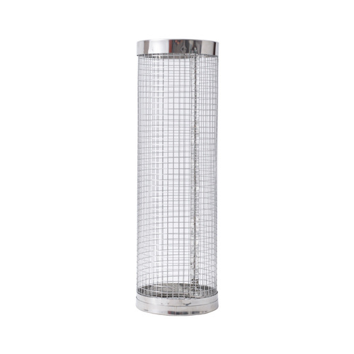 Cross-border 304 stainless steel barbecue basket outdoor BBQ barbecue smoker portable barbecue rotating drum net basket