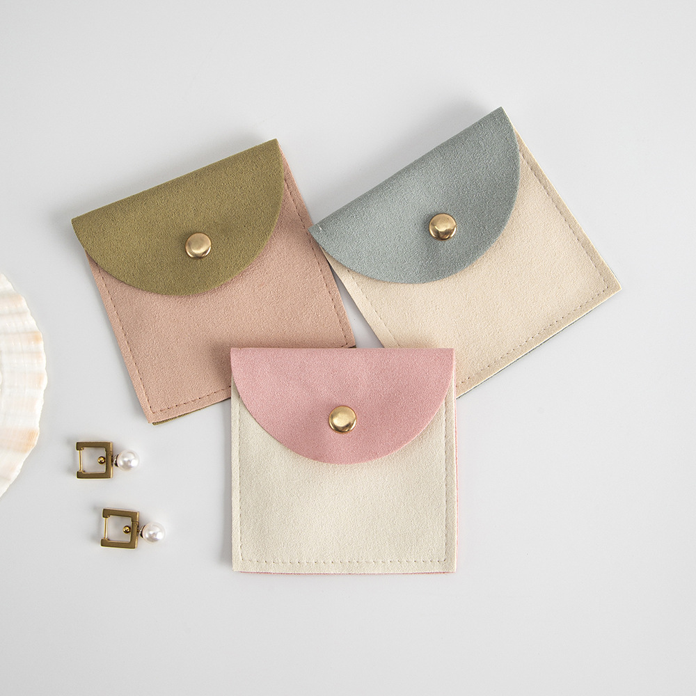 Cloth Material 1 Piece Cloth Simple Style Holiday Daily Color Block Jewelry Packaging Bags