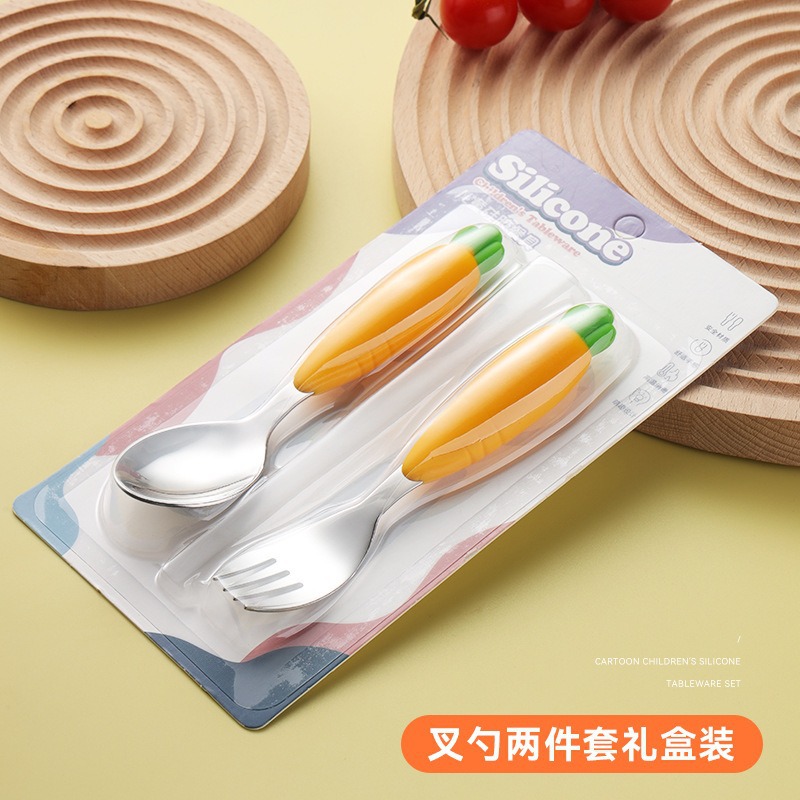 노란 숟가락 포크