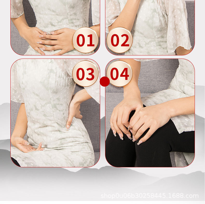 Bian Stone Double-Needle Moxibustion Jar with 54 Aged Moxa Cones for Home and Spa Warming Care 11x18cm 330g overview