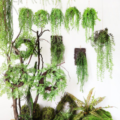 仿真裝飾園藝景觀造景綠植幼兒園植物角走廊空中吊飾懸掛花藝室內