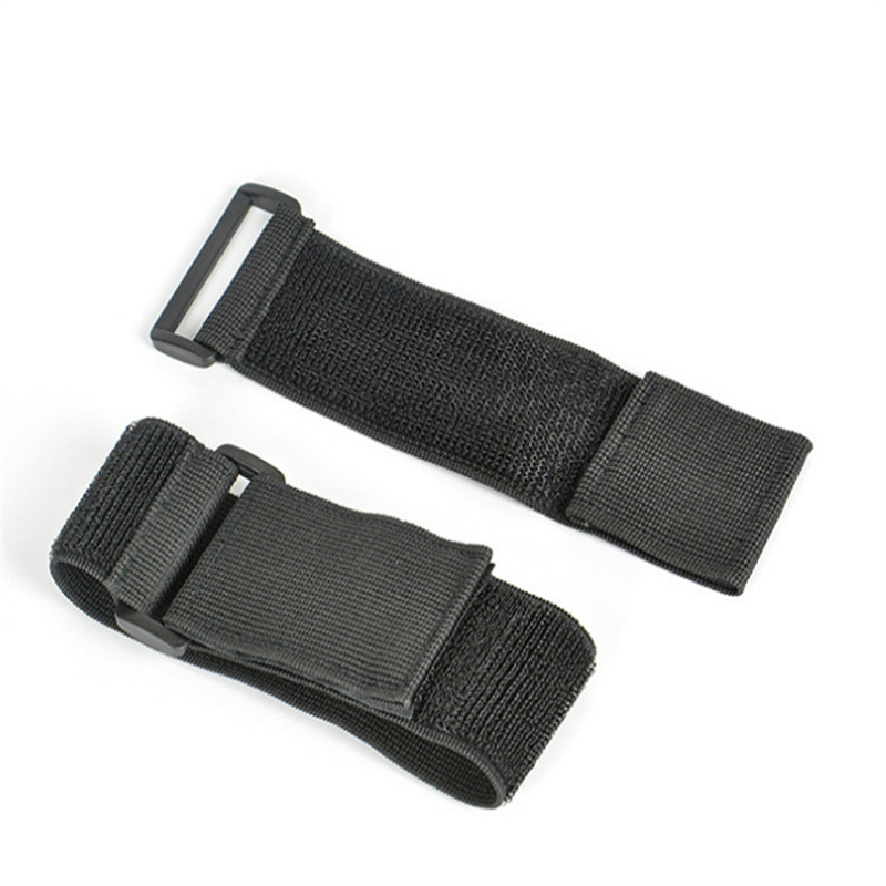 松紧魔术贴数据带厂家直供黑色尼龙材质弹力松紧不抓毛魔术贴