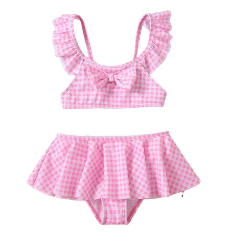 Children's split fashionable swimwear for swimming, European style 2