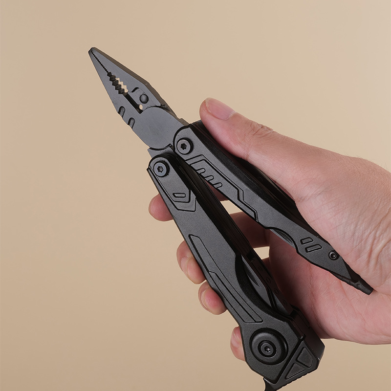 Outdoor Multifunctional Nail Hammer, Foldable Knife Pliers, Fire Starter Stick, Multi-tool For Camping And Daily_voghion.com