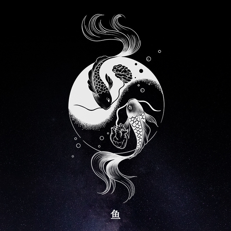 Yangliyu Ben Juice Tattoo Sticker Is Washable, Non-Reflective, Anti-Rubbing, Long-Lasting for Two Weeks, High-Looking on the Body and Wrist