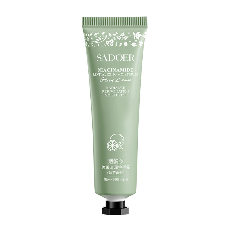 SADOER nicotinamida crema de manos humectante anti-agrietamiento crema de manos para el cuidado de la piel de otoño y invierno, pequeña rama de alto valor al por mayor