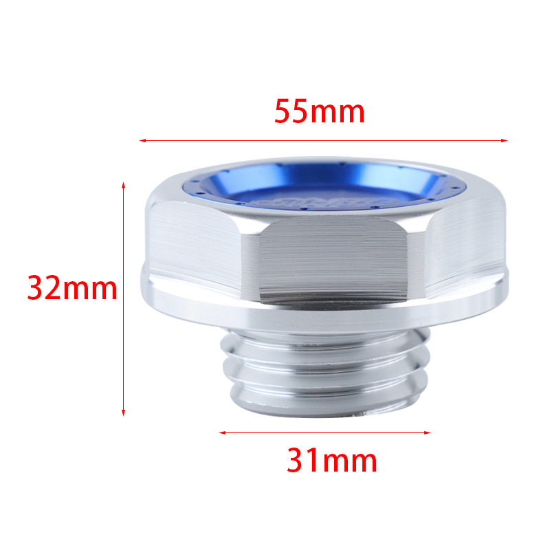 Mugen Infinite Car Modified Engine Oil Cap Fuel Tank Cap Suitable for Civic Fit Accord Siming Style