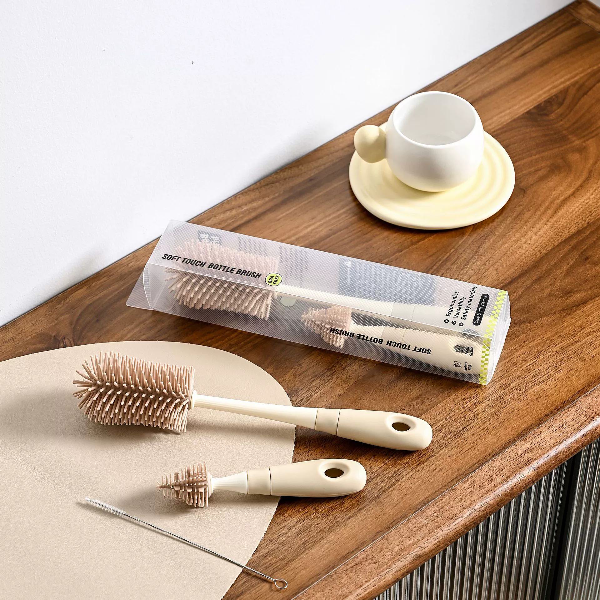 Силиконовая щетка для бутылочки для новорожденных