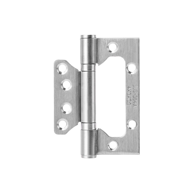 bisagra de acero inoxidable 4 pulgadas y 5 pulgadas engrosadas bisagra de puerta de madera sin ranura bisagra de rodamiento silencioso puerta al por mayor