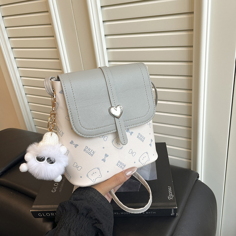 Bolso de mujer 2025, nuevo bolso de cubo, mini bolso de hombro de mujer, bolso cuadrado de mujer, diseño de nicho de otoño, versátil, tendencia