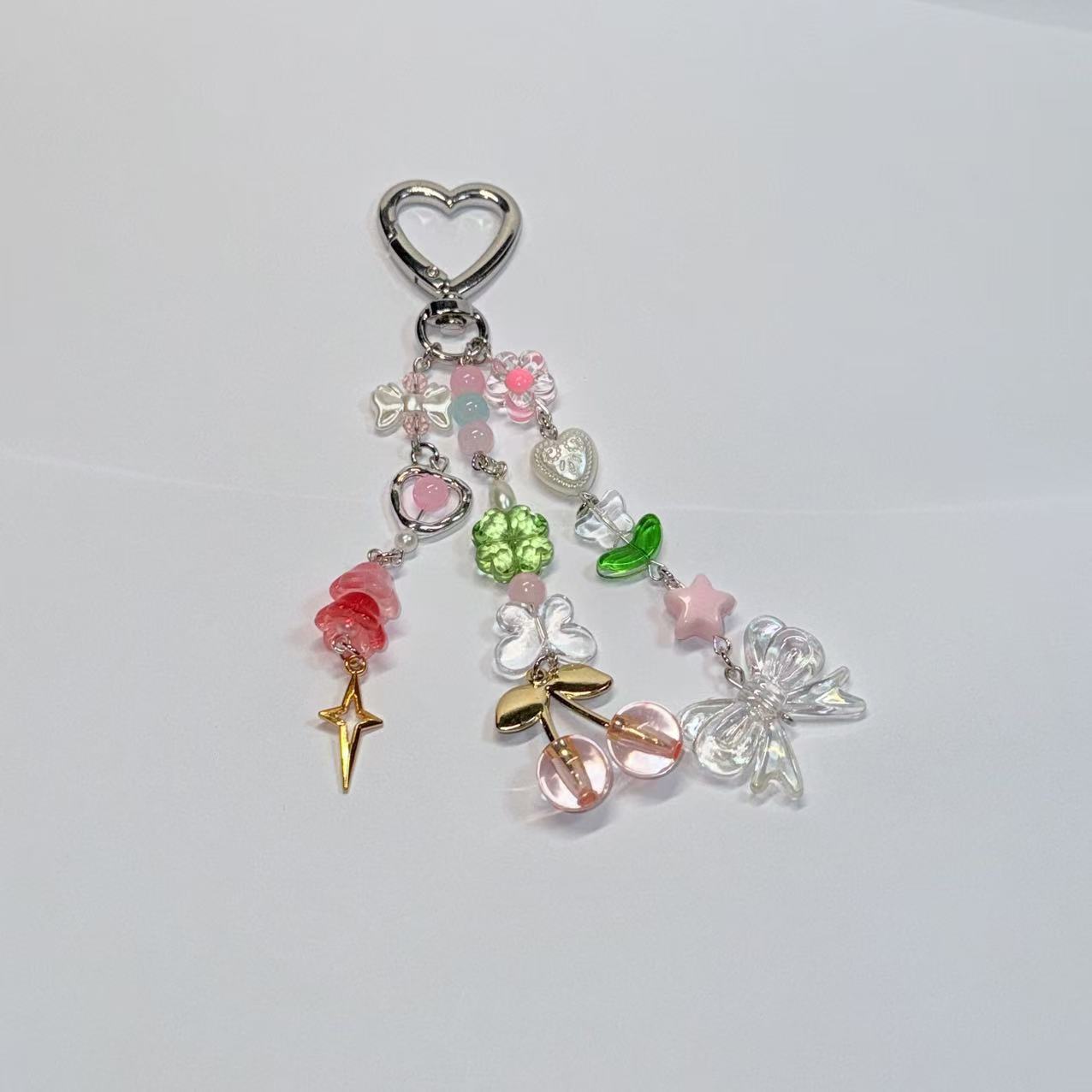 Cute Resin Animal Fruit Unisex Bag Pendant Keychain display picture 10