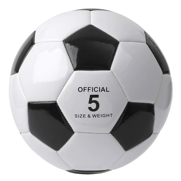 No. 5/Classic Black and White Football