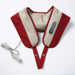 Cervical Spine Massager, Shoulder and Neck Protector, Waist and Neck Dual-Purpose Trapezius Muscle Electric Heating Imitation Human Hand Tapping Shawl Artifact